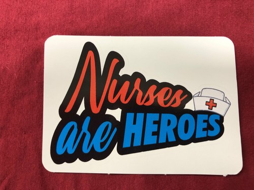 Nurse Are Hero's Sticker - Picture 2 of 2
