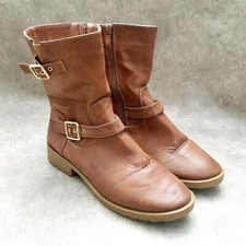 Top Moda Womens   Size 7.5 Brown  Ankle Boot Booties Buckle