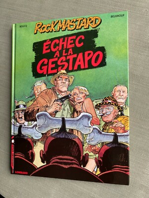 Boucq Belkrouf Rock Mastard Tome 2 Drawing Limited Full And IN Mint