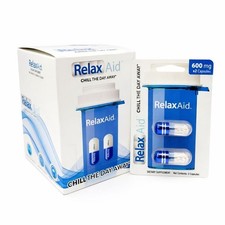 Relax Aid 600 mg Capsules 12 Count 2 Capsules x 6 Packs ADDALL XR Exp 9/2028