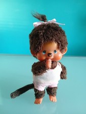 "MONCICCI", giocattolo vintage, colore marrone scuro, altezza 18 cm.