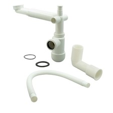 Roca Compact Space Saving Syphon with Flexible Outlet (AU0014100R)