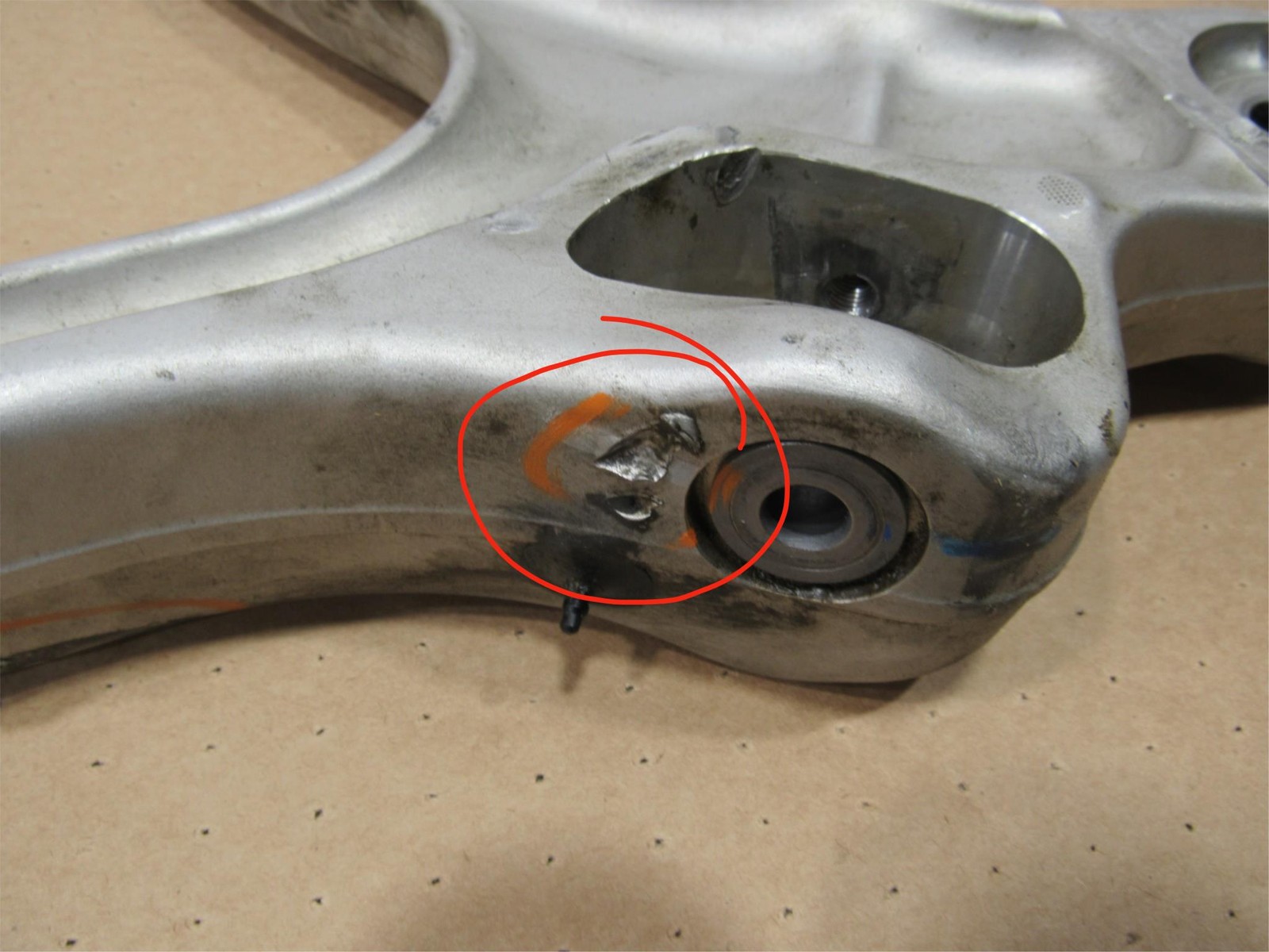 17-23 McLaren 720S 2018 3.0L RWD Rear Right Suspension Lower Control Arm ;#4