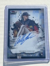 2024 Topps Finest Allan Winans Rookie Autograph FA-AW Atlanta Braves