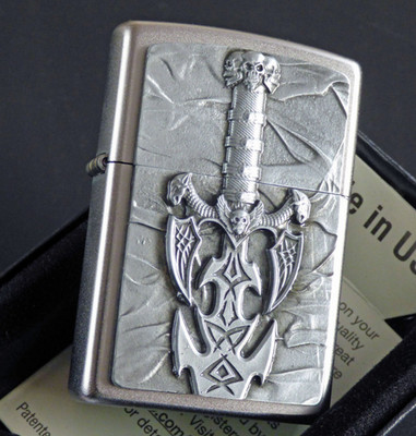 Zippo Lighter   Dark Side Sword Emblem   2005049   Neu New   A518