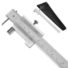 f&uuml;r Vernier Messschieber 0-8" / 0-200mm Metall 0,002" / 0,05mm Messwerkzeug