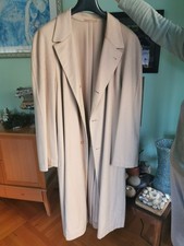 Cappotto Kiton 100% Cashmere Made in Italy beige lungo elegante - taglia 52