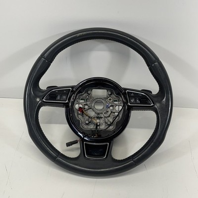 2012-2015 Audi A6 S6 Steering Wheel Heated Steel Gray Multi OEM 4G0 419 091