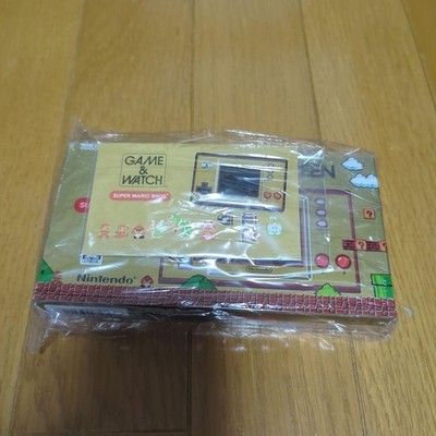 Nintendo Game & Watch Super Mario Bros 35th Anniversary mit Amazon Japan Pin Neu