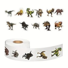 Dinosaur Stickers Kids Party Favors Scrapbooking Crafts Labels Rewards Fun