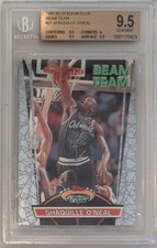 1992-93 Shaquille O'Neal Stadium Club Beam Team RC... Graded BGS 9.5 Gem Mint