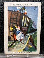 1930s Chocolate Amatller Mickey Mouse 10 El Tesoro De Rabin Spain Card