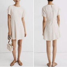 Madewell Tie-Sleeve Retro Dress in Dutch Dandelions Women’s Size 8 A Line