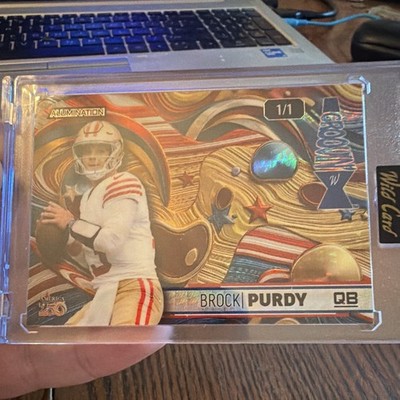 Wild Card Alumination 2026 Brock Purdy 49ers NFL Football GROOVIN AG-BP 1/1