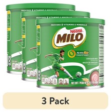  3 pack Nestle Milo Active Go Chocolate Malt Powder Drink Mix, 14.1 oz