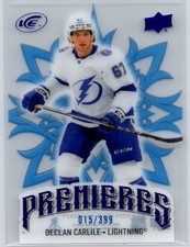 2024-25 Upper Deck Ice #167 Declan Carlile Blue #/399