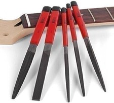 StewMac Luthier's File Set - Set of 5 Files Round, Flat, Square, Half-Round...