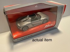 1/64 Schuco Porsche 918 Spyder solid silver metallic