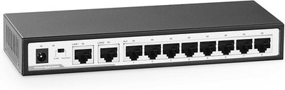 YuLinca 10 Port Gigabit Ethernet Switch, 8 x 100/1000Mbps Ports, 2 Gigabit Uplin