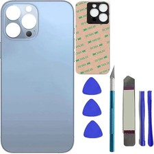 13 Pro Max Rear Back Glass Replacement for iPhone 13 Blue