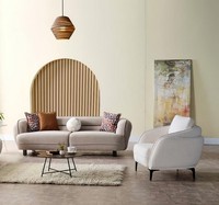 Sofa Couchgarnitur Sitzgruppe Sessel Polsterkombination Garnitur Wohnzimmer 2Tlg