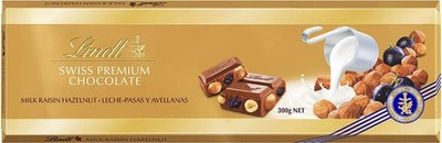10x 300gr. Lindt Vollmilch TRAUBE NUSS Schokolade SWISS PREMIUM NEU OVP 10 Stück