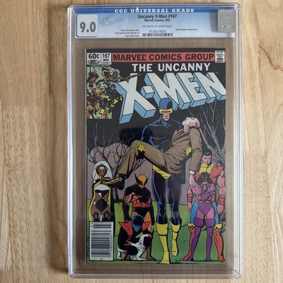 Uncanny X-Men #167 9.0. Graded  (1983) Claremont, Wiacek Marvel Comics