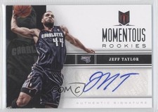 2012-13 Panini Momentum Momentous Rookies Auto Jeff Taylor #57 Auto 0a1