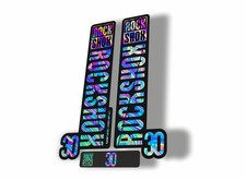 Rock Shox 30 2018 Fork Decal Mountain Bike Cycling Sticker Adhesive Oil Slick 1