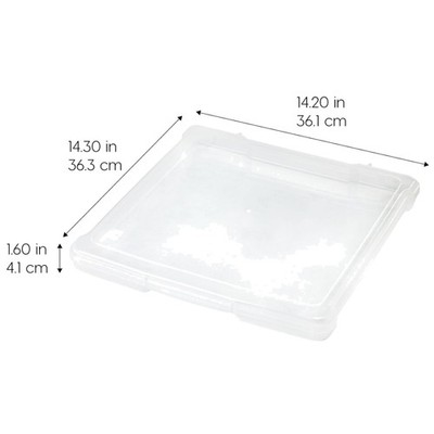 Portable 12x12 Paper Organizers w/ Built-in Handle - 10 Pack