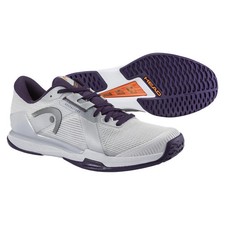 HEAD Sprint Pro 4.0 Light Grey Purple Night Mens Tennis Shoes
