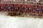 10X14  INCREDIBLE RARE ANTIQUE HAND KNOTTED VEGETABLE DYE GEOMETRIC SAROUKK RUG — photo 9