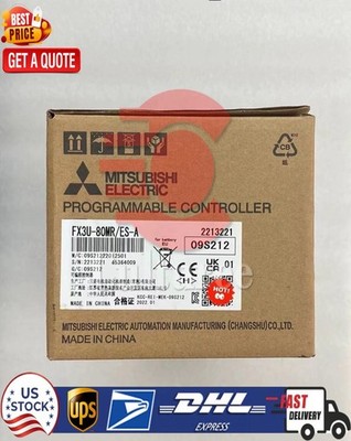Mitsubishi FX3U-80MR/ES-A PLC Module One New Fast Shipping FX3U80MR/ESA