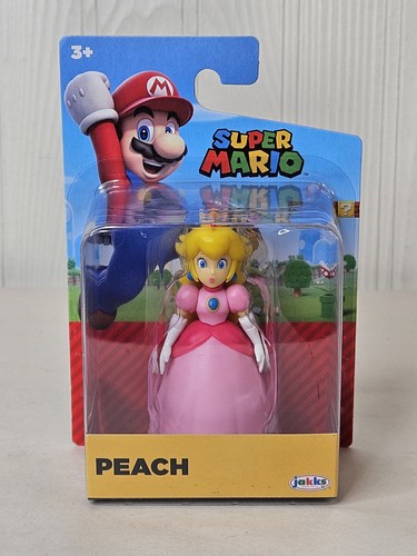 Nintendo Super Mario Princess Peach 2,5" Actionfigur Jakks Pacific 2024 Spielzeug