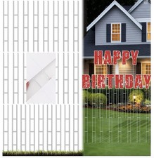 25 Pack 2  x 30  Galvanized H Frame Wire Stakes for Yard Signs  Plant Supports