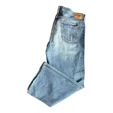 Adriano Goldschmied Jeans Mens 38X32 Entourage The Hero Blue Baggy Wide Leg