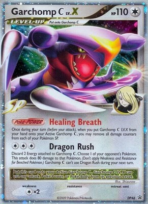 Pokémon TCG - Garchomp C LvX - DP46 - Ultra Rare - Black Star Promo [Heavy Play]
