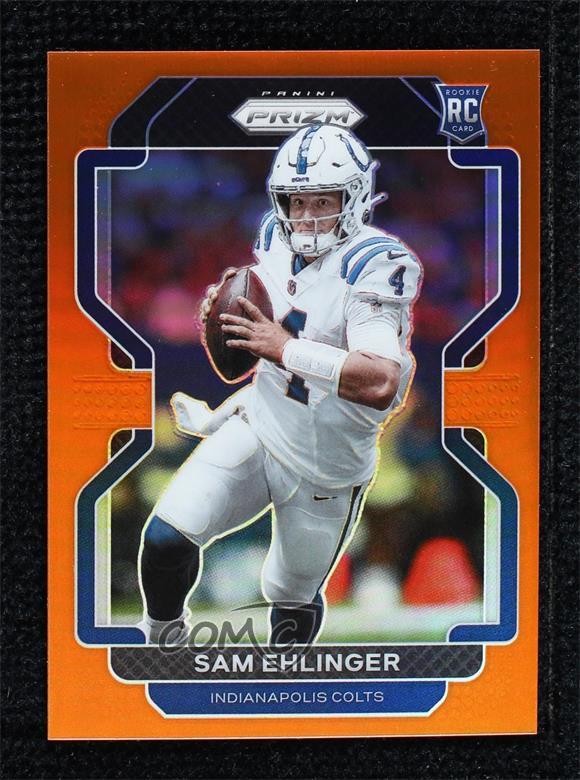 2021 Panini Prizm Rookie Orange Prizm 156/249 Sam Ehlinger #395 0t6p