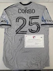 CF Montreal GABRIELE CORBO Signed Match Game Used 2023 Season Soccer Jersey