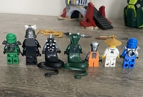 Lego 9450 Epic Dragon Battle Ninjago 100% Complete Rise of the Snakes Jay Wu