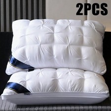 King Size Pillows 2 Pack Soft Fluffy Hotel Quality for Side Back Sleepers