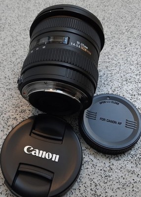 Sigma 10-20mm 1:4-5.6 DC HSM EX Weitwinkelobjektiv, für Canon EOS Digitalkameras