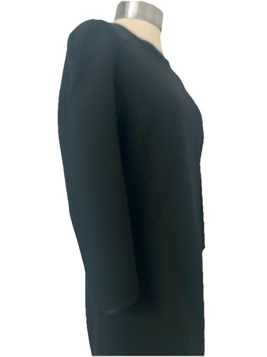 Comptoir Des Cotonniers Dress Little Black Dress Lbd Long Sleeves Mini 40 10-12 - Picture 14 of 23