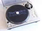 Technics SL-1200MK5 Silver Direct Drive DJ Turntable Quartz Record Player Used