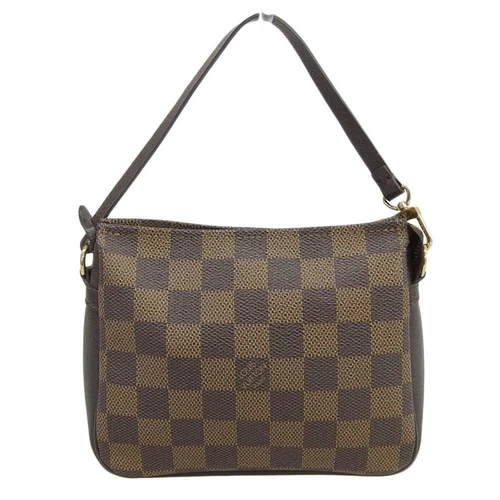 LOUIS VUITTON（LV） Louis Vuitton LOUIS VUITTON Damier Truth Makeup Pouch Ebene N51982 GZv7fy