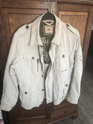 Camel Active Cargo Jacke Herren, Outdoor Blouson, Größe 50, Beige, Viele Taschen - Bild 1 von 4