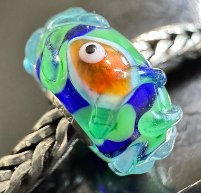 New  TROLLBEADS Critter Unique Fish Bead EVENT ONLY ONE OF A KIND 
