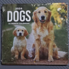 ***Mini Small Wall Calendar 2026*Choice* Dog ***