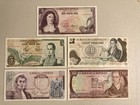 COLOMBIA - Nice SET of 5 Banknotes - Very Crisp - 2, 5, 10, 20 and 50 Pesos Oro! — photo 1