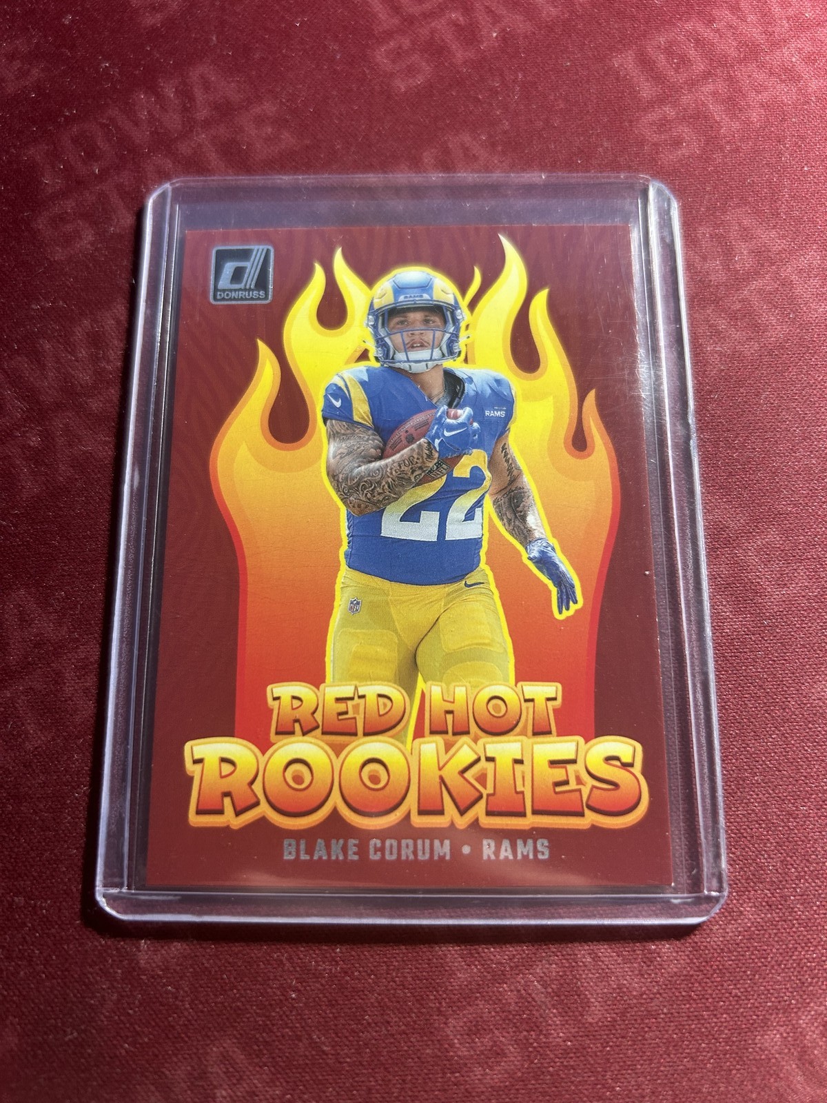 2024 PANINI DONRUSS FOOTBALL #RHR-BCM BLAKE CORUM RED HOT ROOKIES